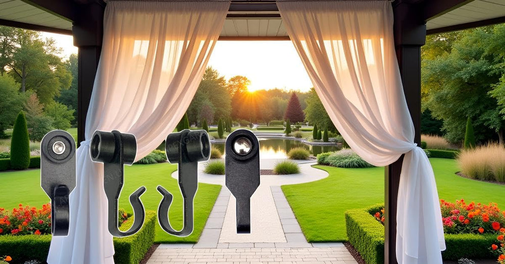 APEX GARDEN enfoque en gancho y ojo de sujeción para fijar mosquitera