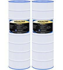 AQUALTRA vista frontal del pack de 2 filtros, fácil reemplazo