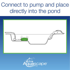 Aquascape adaptador multi-hose incluido para conexiones versátiles