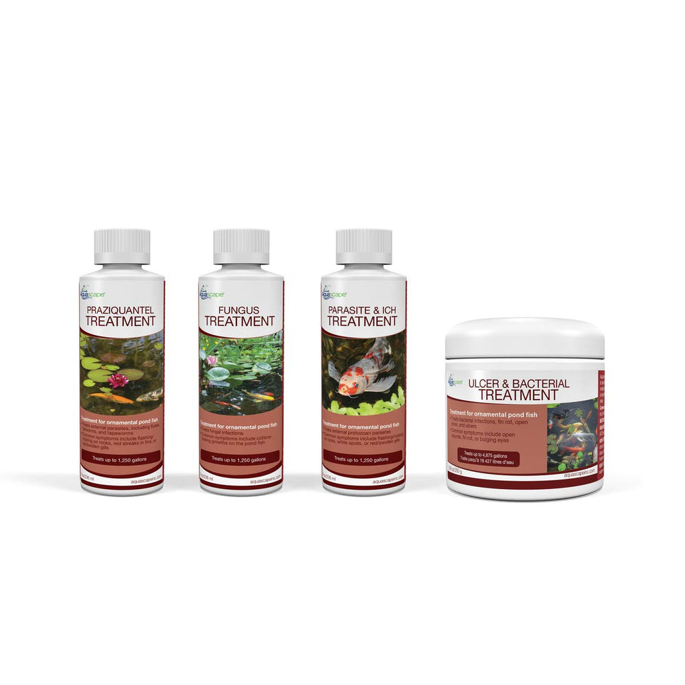 Aquascape comparación de tamaño del envase para calcular dosis