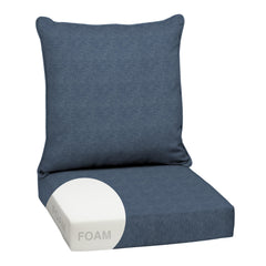 Arden Selections vista frontal del set Denim Alair mostrando diseño y color, confort inmediato