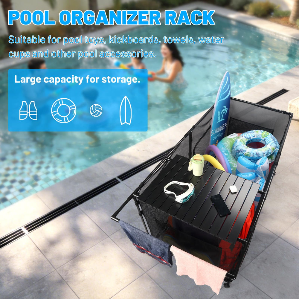 Arejonner unidad junto a piscina mostrando orden y fácil acceso