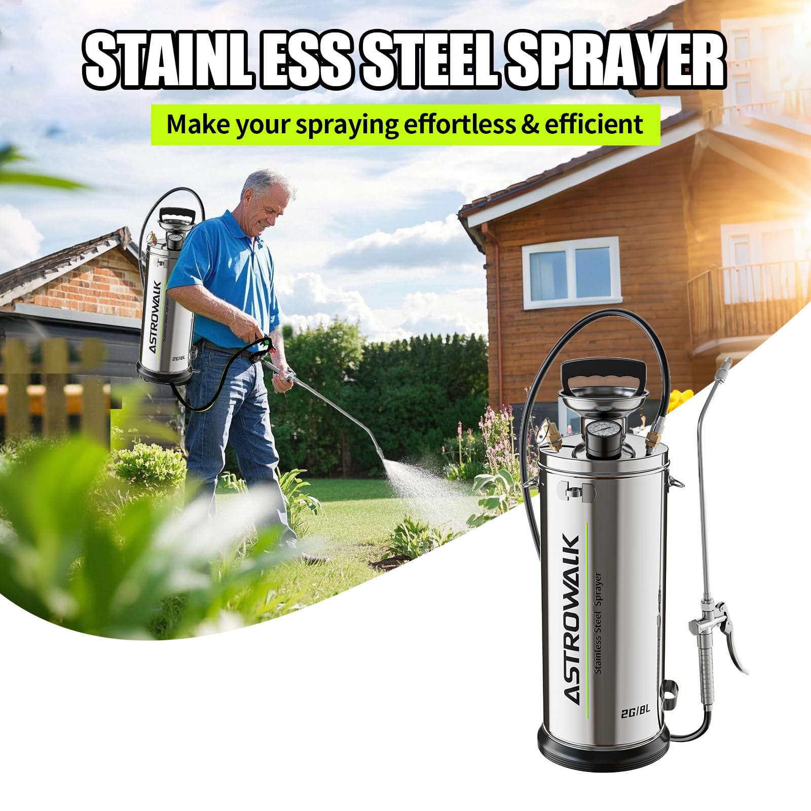 ASTRWK bomba y mango metálico para bombeo uniforme y durabilidad prolongada