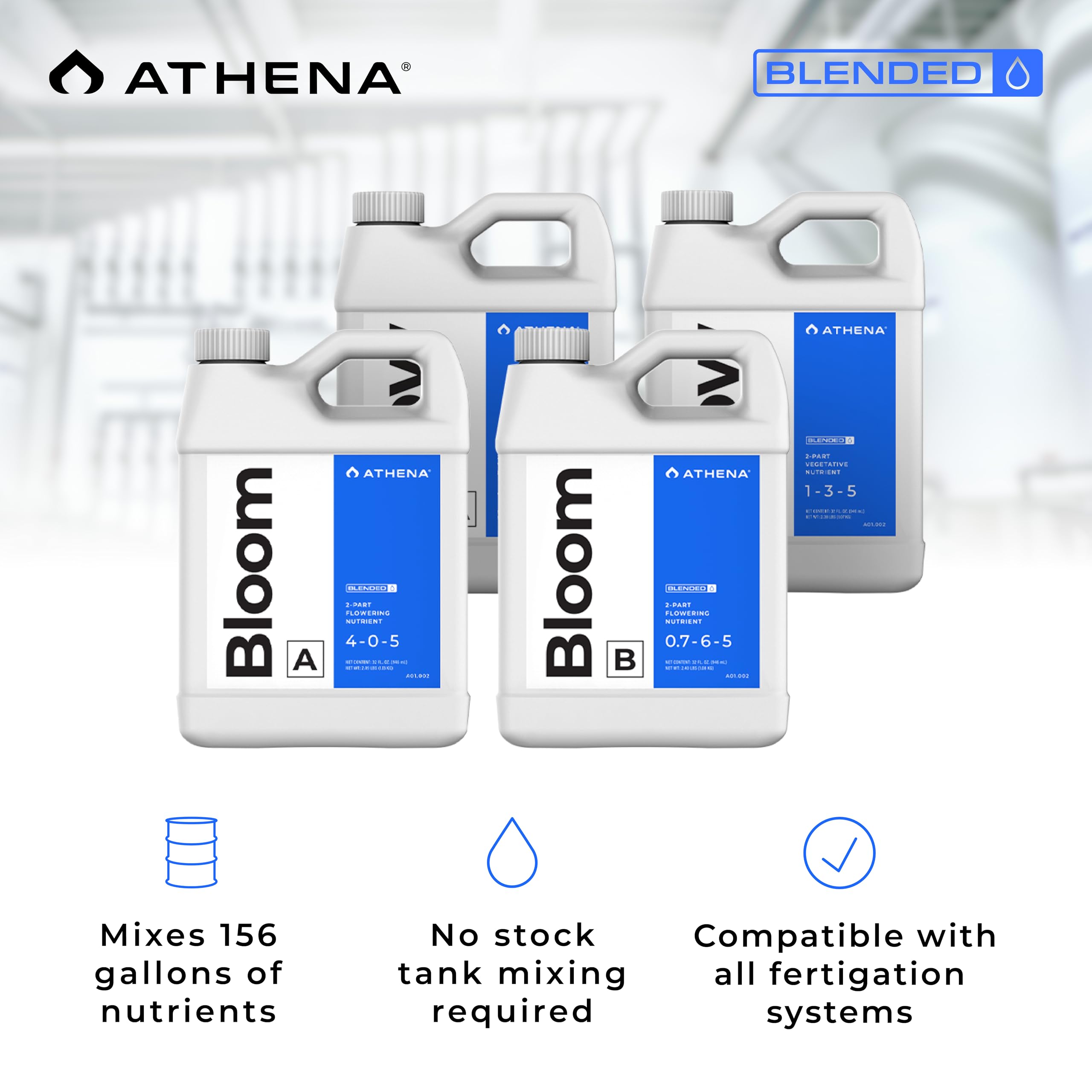 Athena aplicado en maceta interior con plantas saludables como ejemplo de uso doméstico