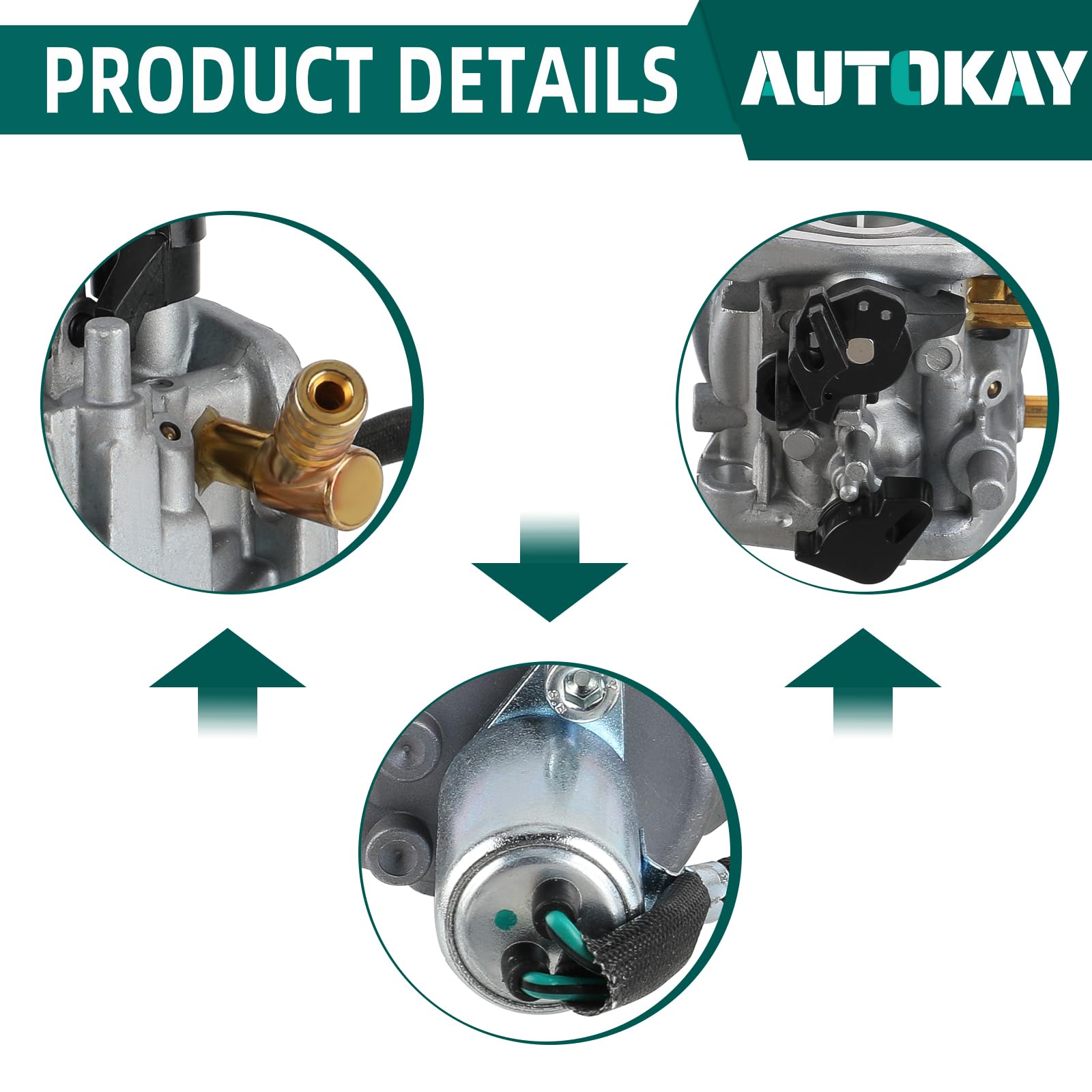 AUTOKAY carburador instalado en generador Champion, demuestra ajuste y funcionamiento