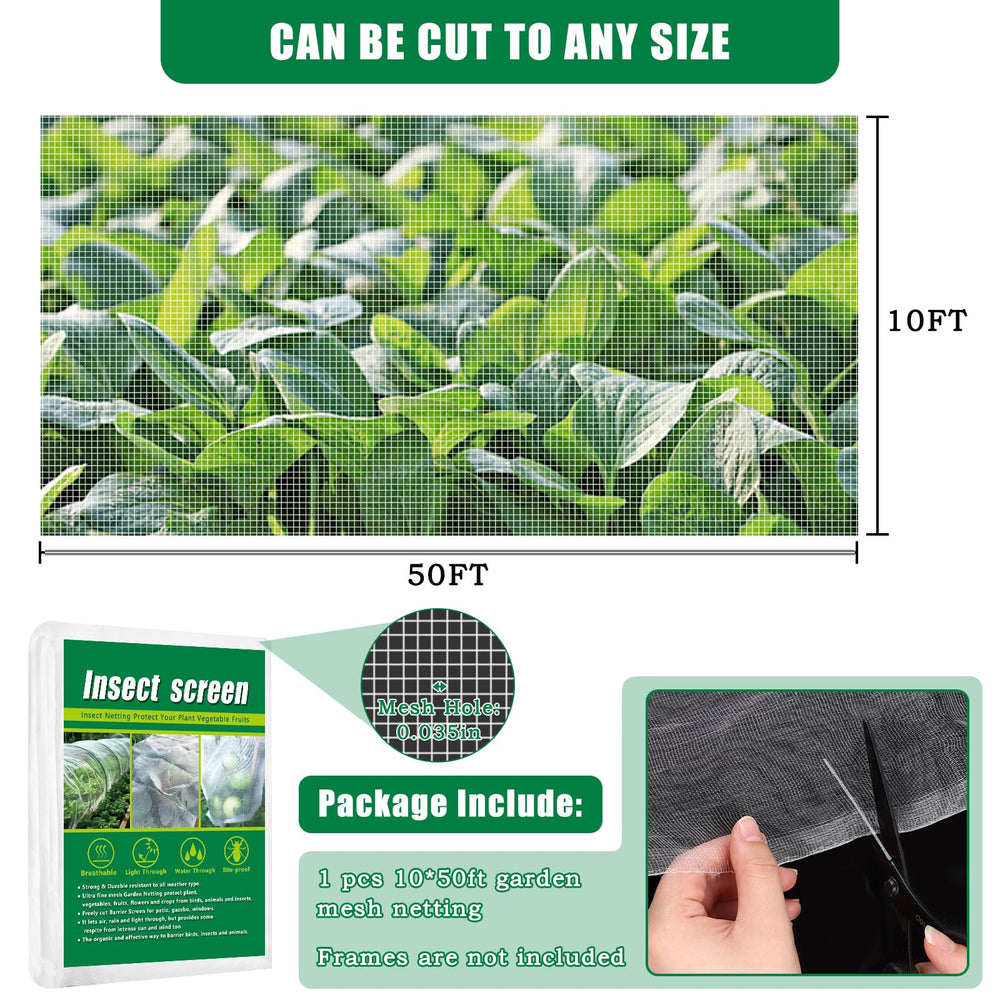 Axcoix textura de la trama ultra fina, impermeable al insecto y deja pasar luz