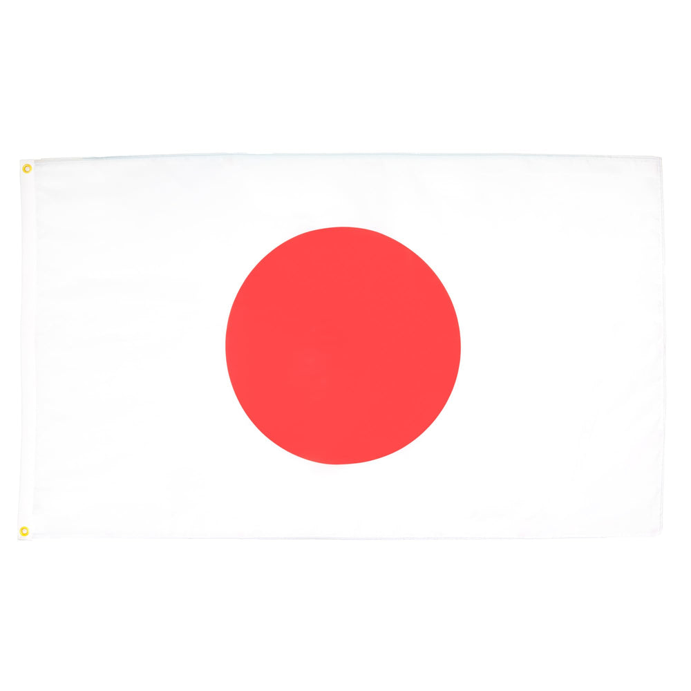 AZ FLAG bandera Japón vista frontal, colores nítidos y fiel reproducción