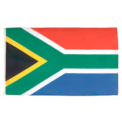 AZ FLAG bandera Sudáfrica frontal con colores vivos y buena visibilidad