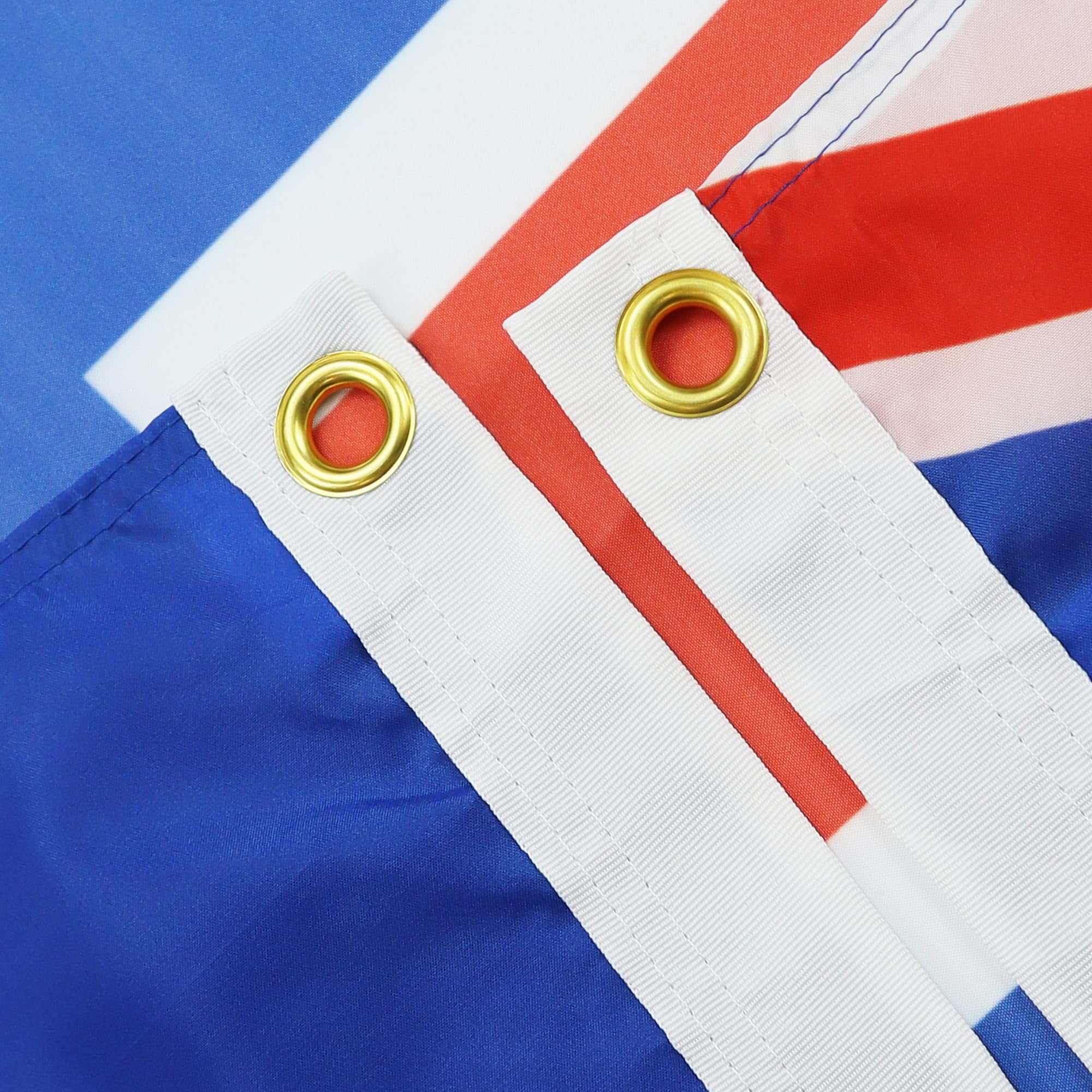 AZ FLAG detalle del tejido poliéster 100D con costuras reforzadas para mayor durabilidad