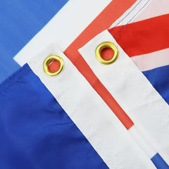 AZ FLAG detalle del tejido poliéster 100D con costuras reforzadas para mayor durabilidad