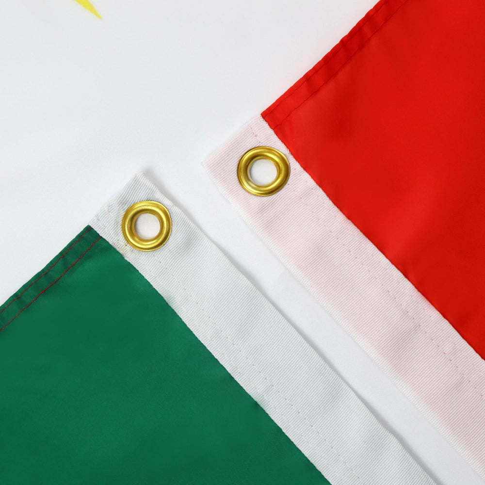 AZ FLAG detalle de costuras reforzadas que garantiza mayor durabilidad