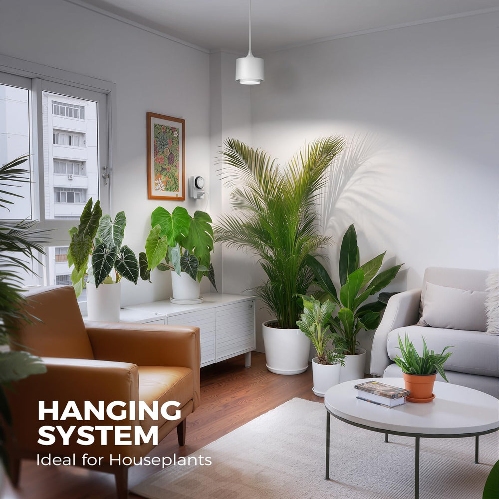 barrina TR40 diseño blanco minimalista en sala, integra estética y funcionalidad