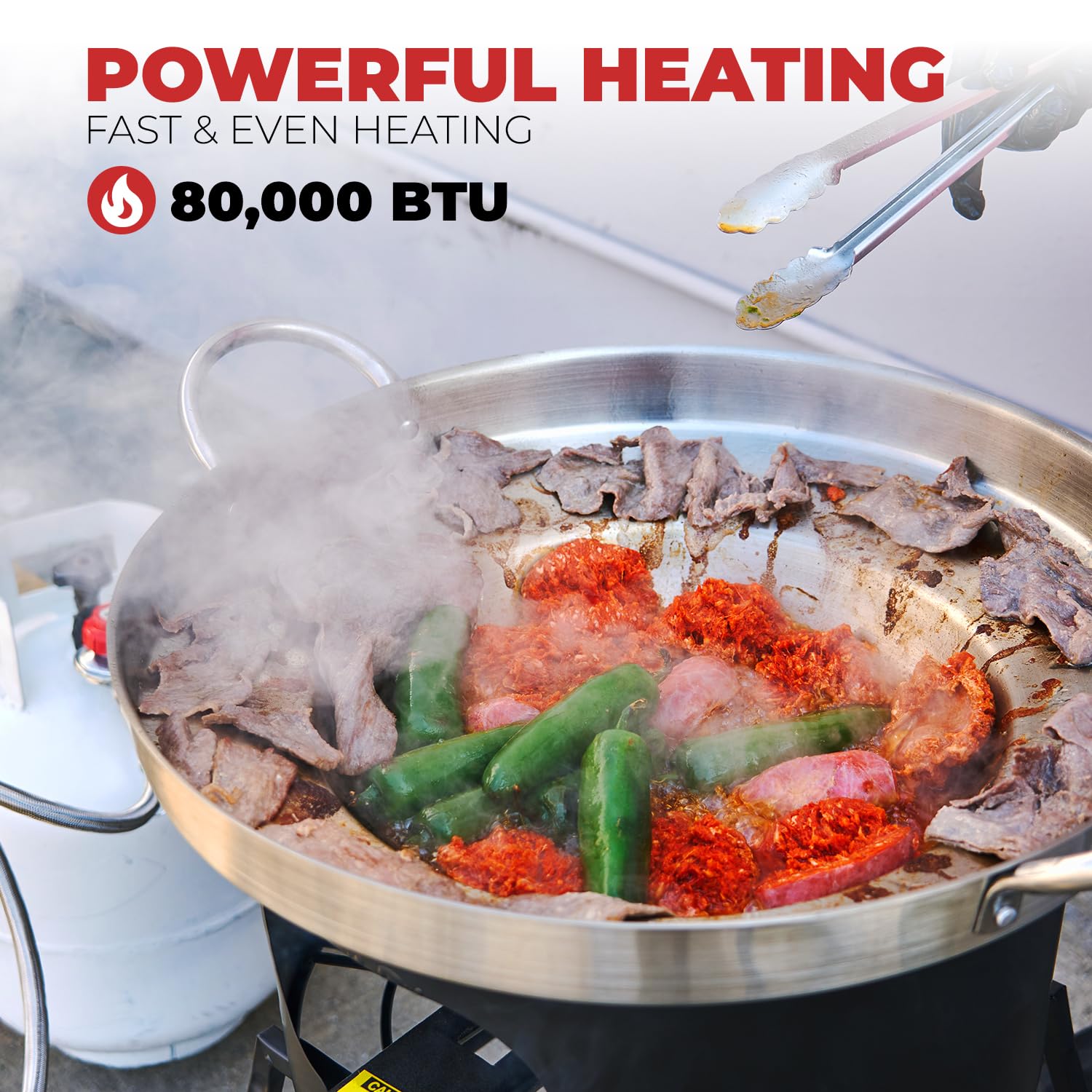 Barton primer plano acero inoxidable del comal que resiste uso intensivo