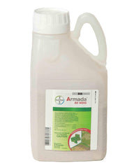 Bayer Armada envase frontal mostrando instrucciones claras y protección prolongada