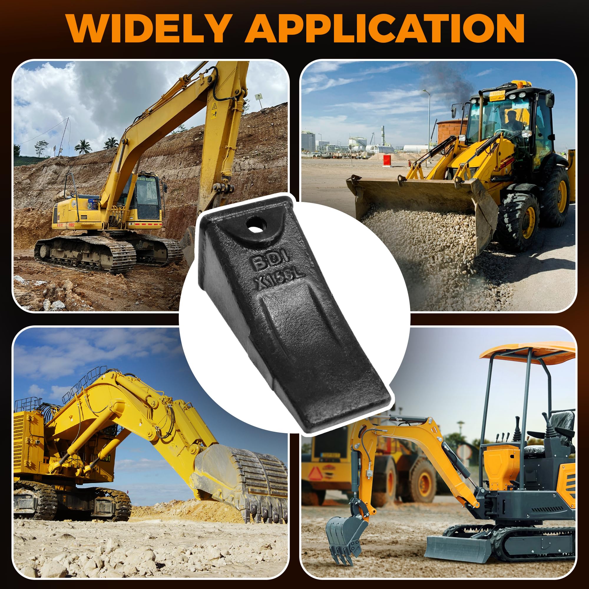 BDI Wear Parts etiqueta con medidas y serie 156 que facilita verificación de compatibilidad