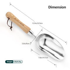 Berry&Bird detalle del mango de fresno cómodo y antideslizante