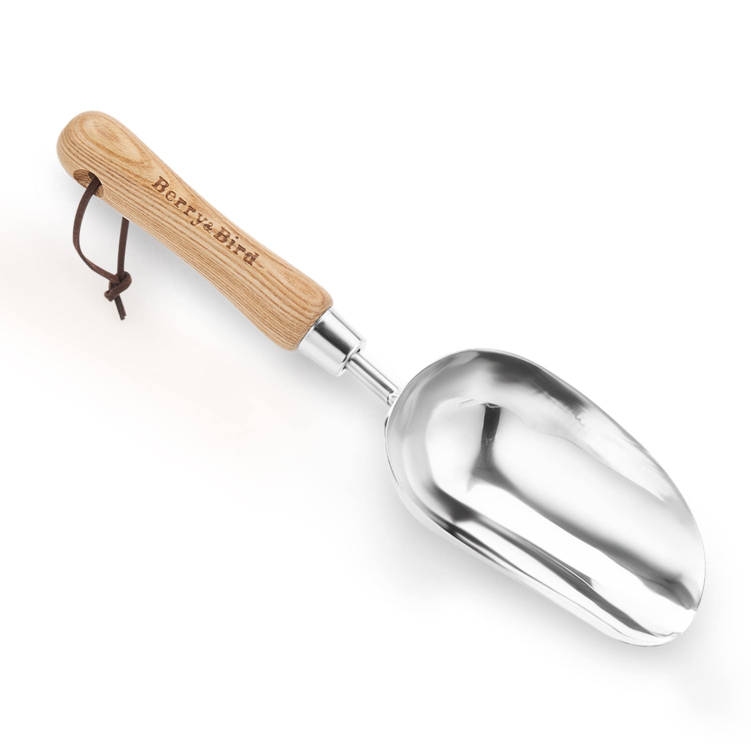 Berry&Bird vista frontal de la pala mostrando cuenco amplio y práctico