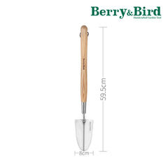Berry&Bird pala en uso trasplantando en maceta con mejor alcance