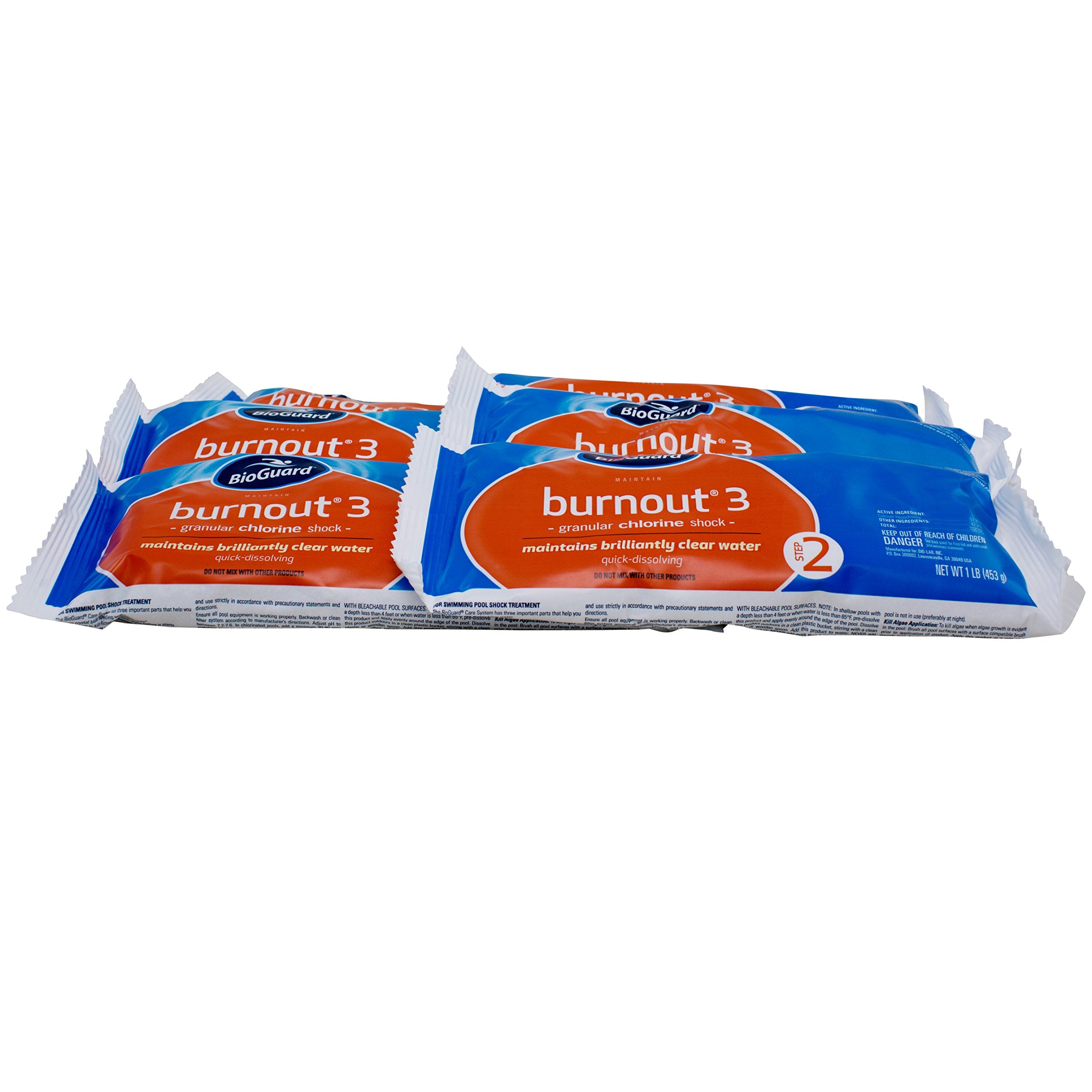 BioGuard paquete frontal del shock granular mostrando etiqueta y beneficios rápidos