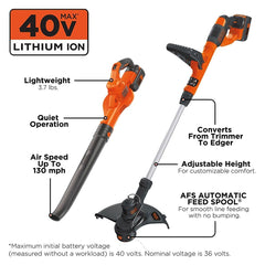 BLACK+DECKER detalle de transmisión POWER DRIVE que mejora la potencia de corte
