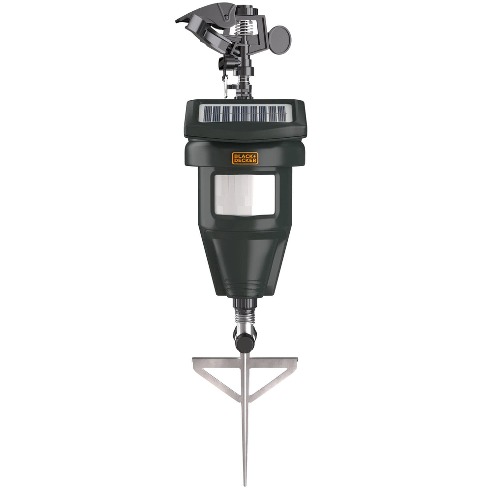 BLACK+DECKER comparación de tamaño junto a una mano para escala