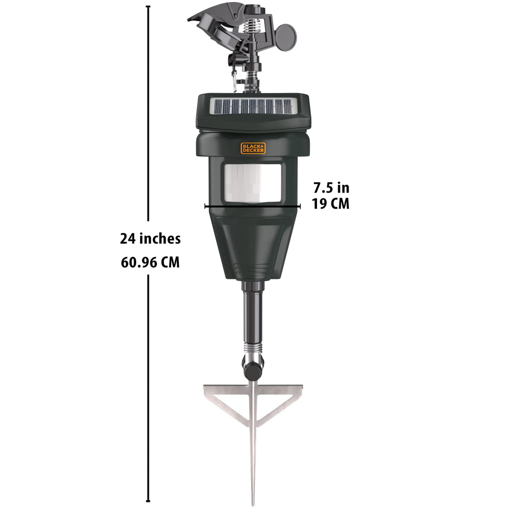 BLACK+DECKER estaca metálica clavada en suelo para fijación segura