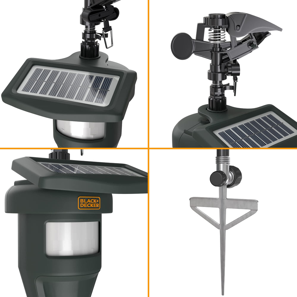 BLACK+DECKER sensor PIR detectando movimiento para proteger área