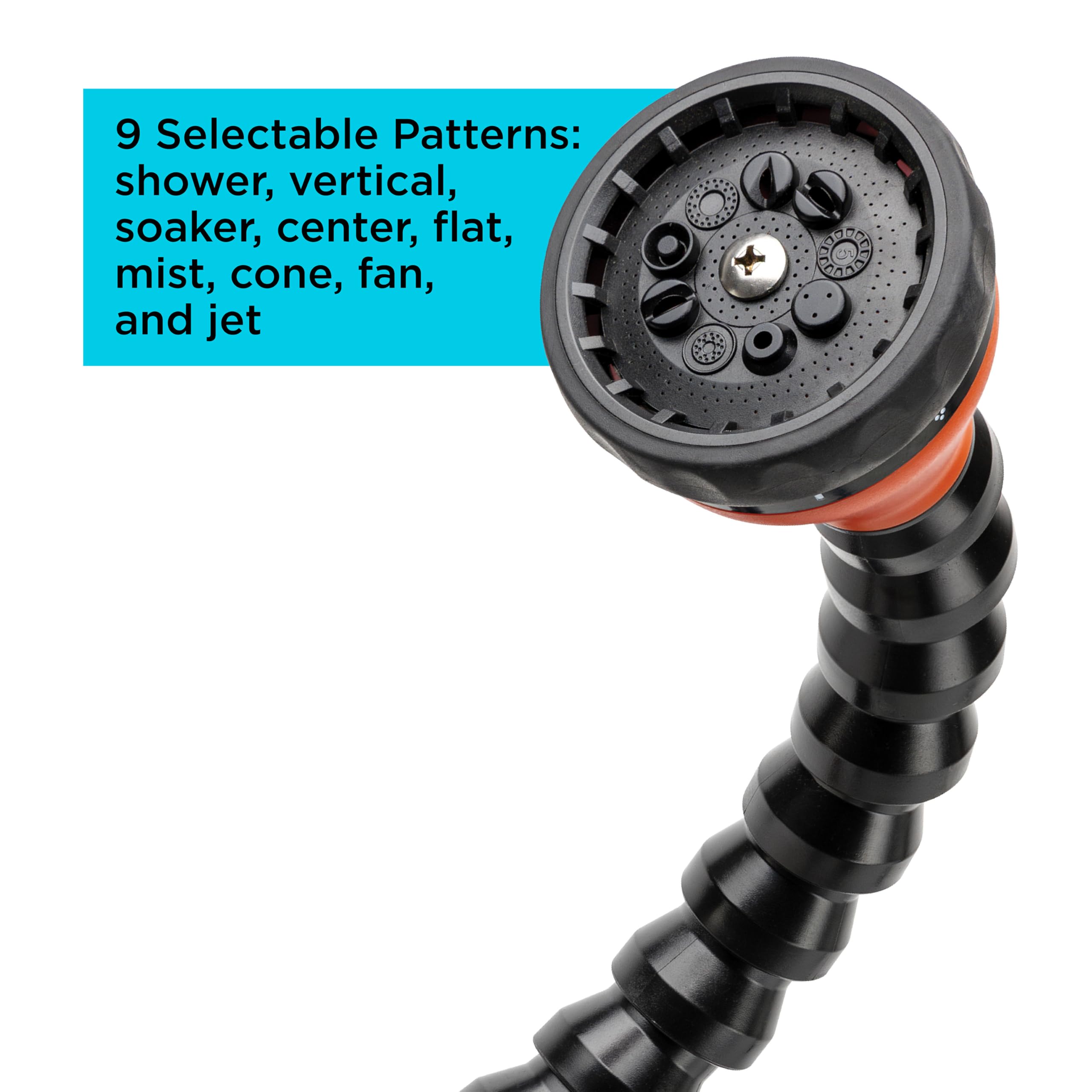 Black+Decker Snake Wand regando macetas colgantes, preciso y suave