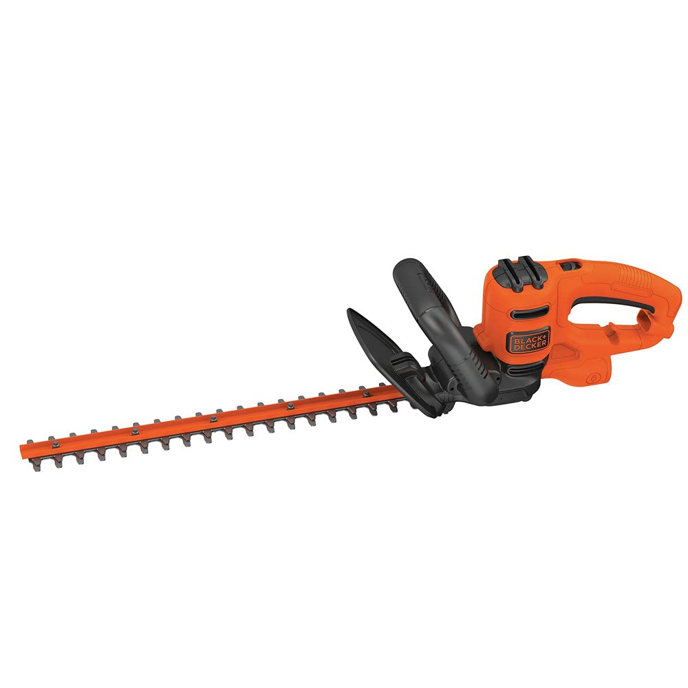 BLACK+DECKER vista frontal del recortasetos para cortes precisos