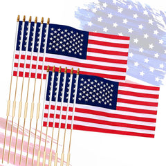 BOLALI pack frontal de 24 banderas americanas ideal para decoraciones