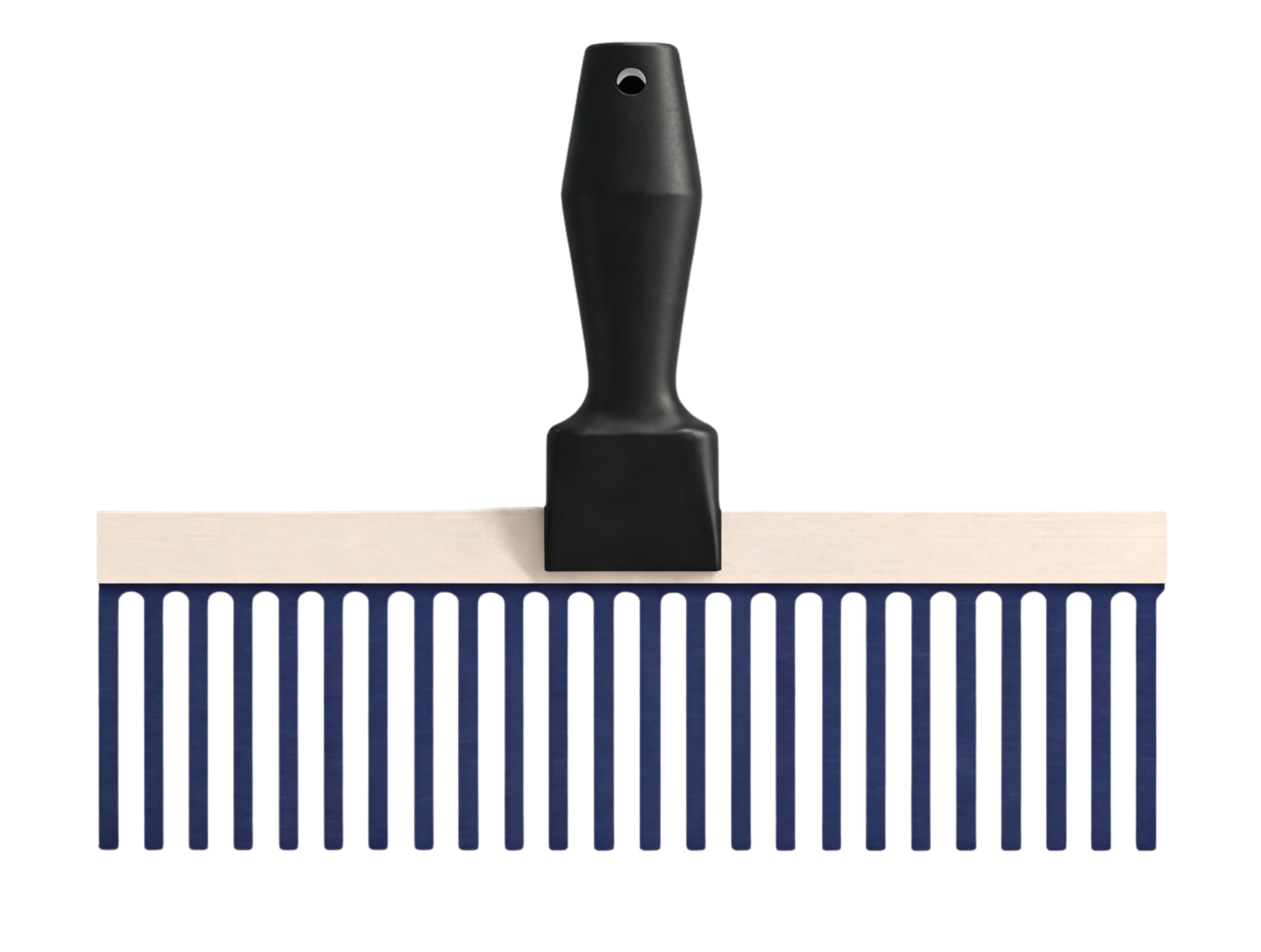 Bon scarificador frontal mostrando dientes azules para mejor adherencia