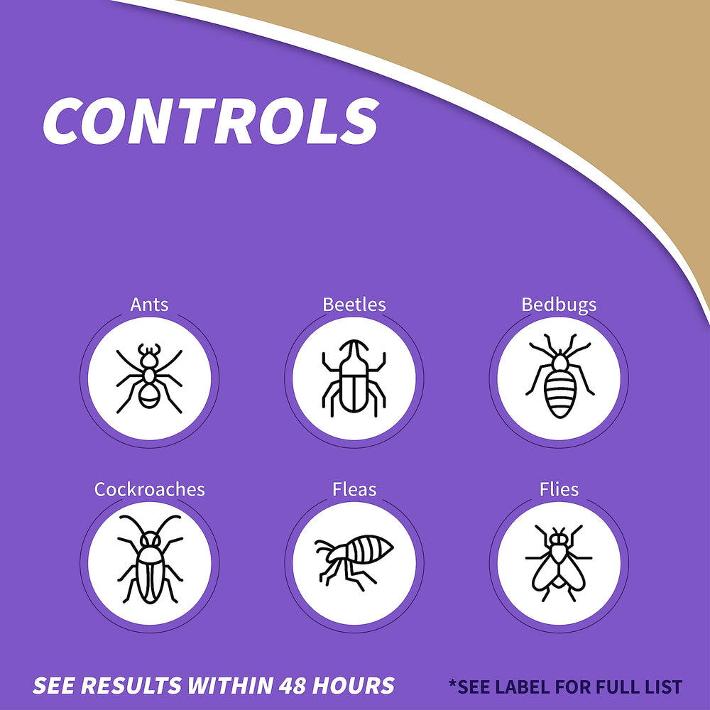 Bonide aplicación espolvoreada en grieta interior para control de insectos