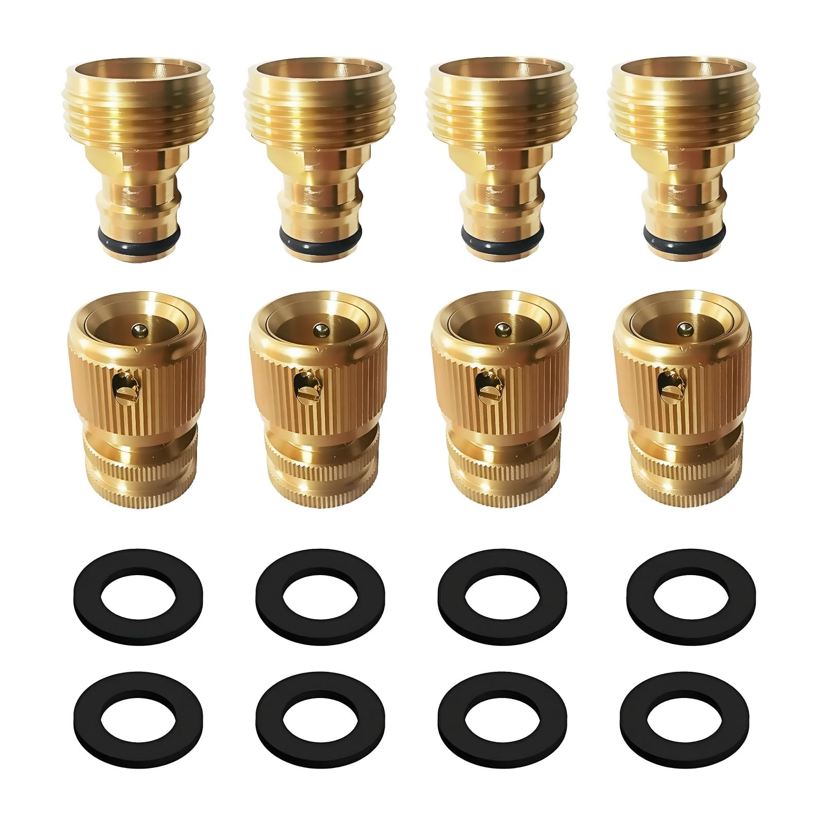 BOSICATS conector frontal de latón robusto, unión rápida y duradera