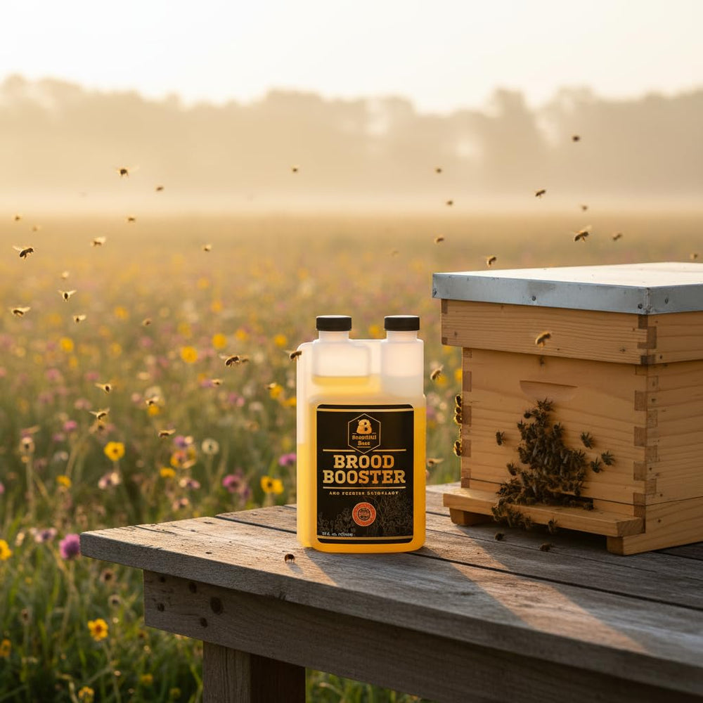Bountiful Bees textura del líquido aditivo natural que previene fermentación