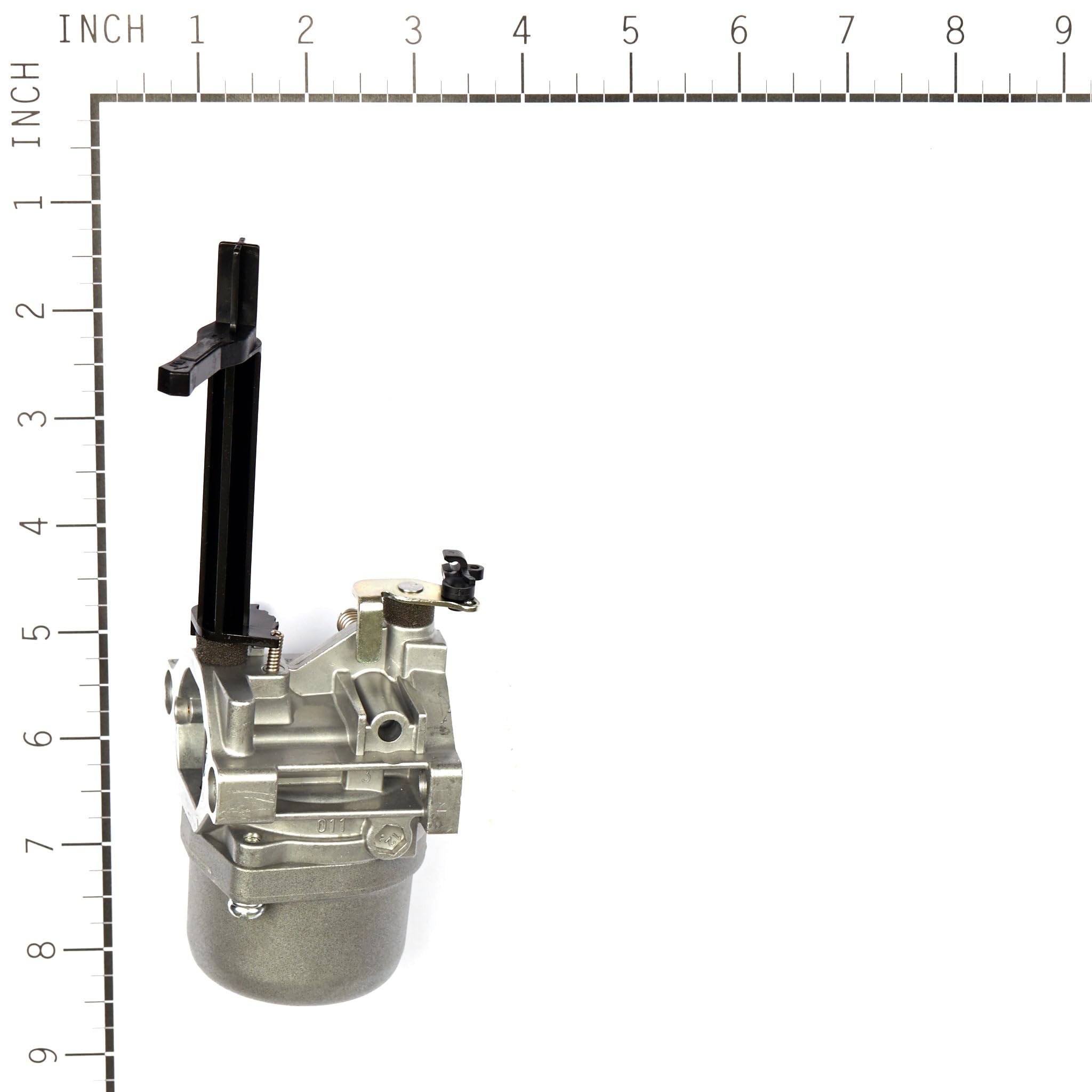 Carburador Briggs & Stratton 591378 montado en motor para rendimiento restaurado