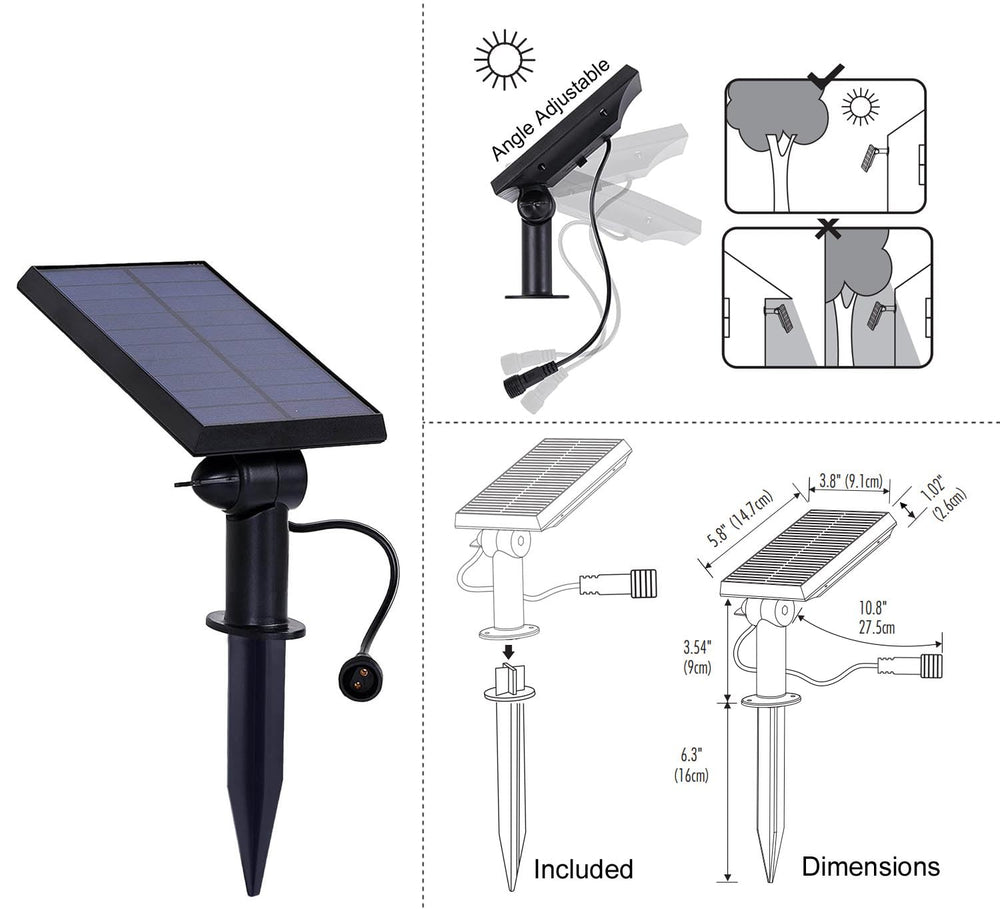 Brightech control remoto junto al panel para cambiar modos y atenuar luces