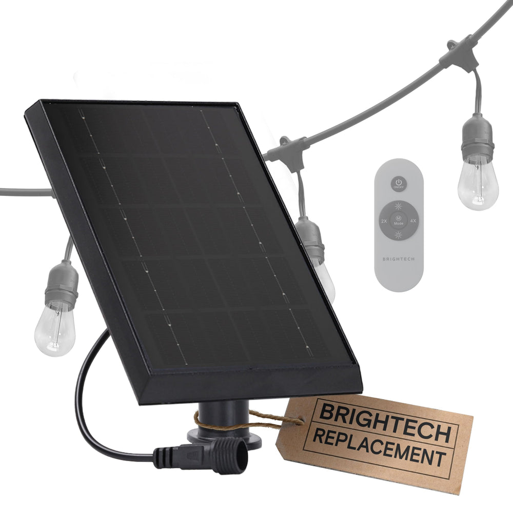 Brightech panel frontal en caja mostrando reemplazo sencillo y compatibilidad