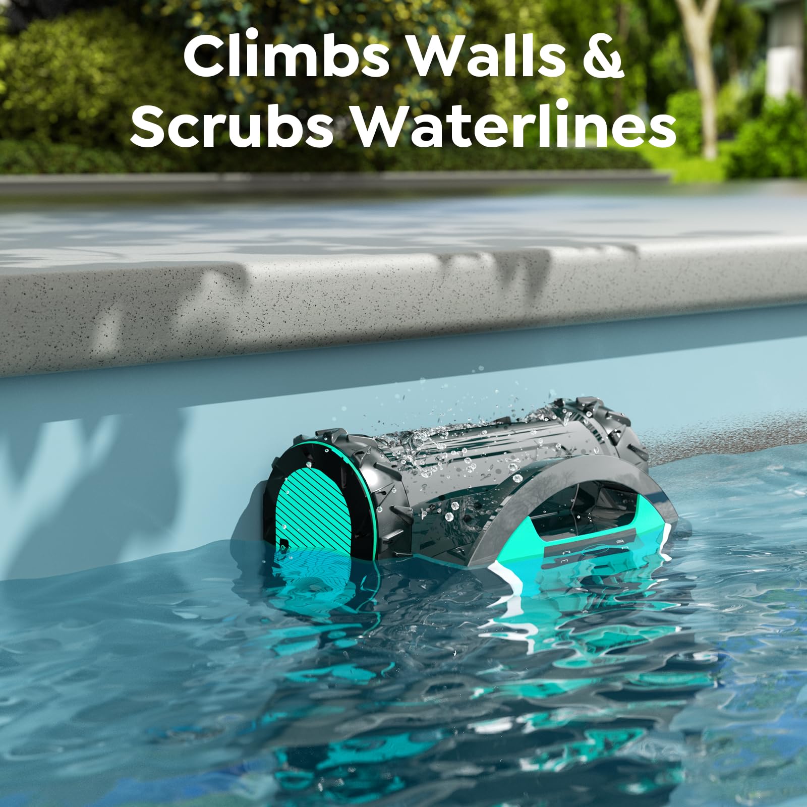 BRINBO Pleco Pro trepando pared para limpieza completa hasta waterline