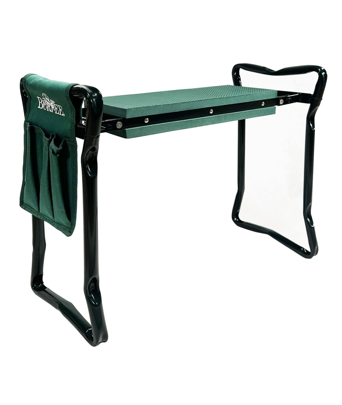 Burpee vista frontal del asiento estable y cómodo para jardinería