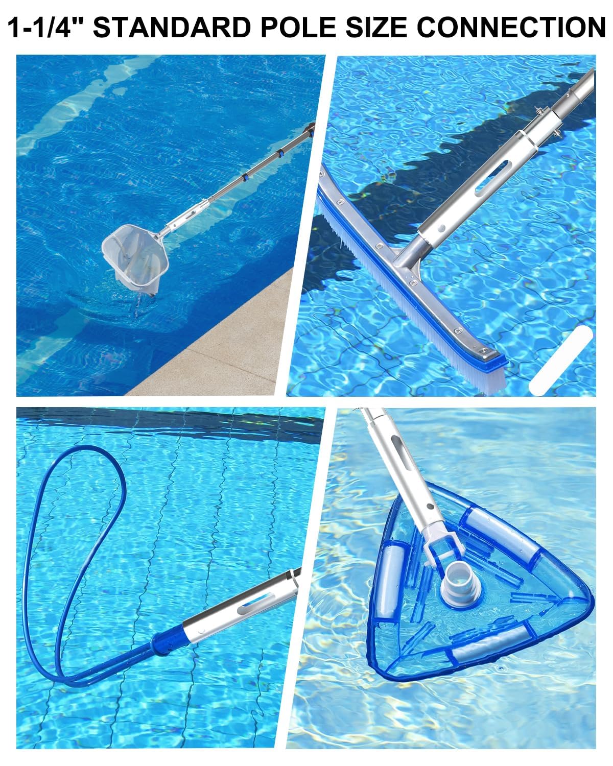 Buyplus rosca 1.25" y 3/4" mostrando compatibilidad con accesorios