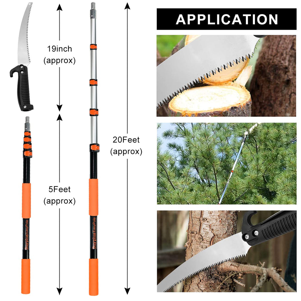 Buyplus sierra desmontada mostrando conversión a sierra de mano versátil