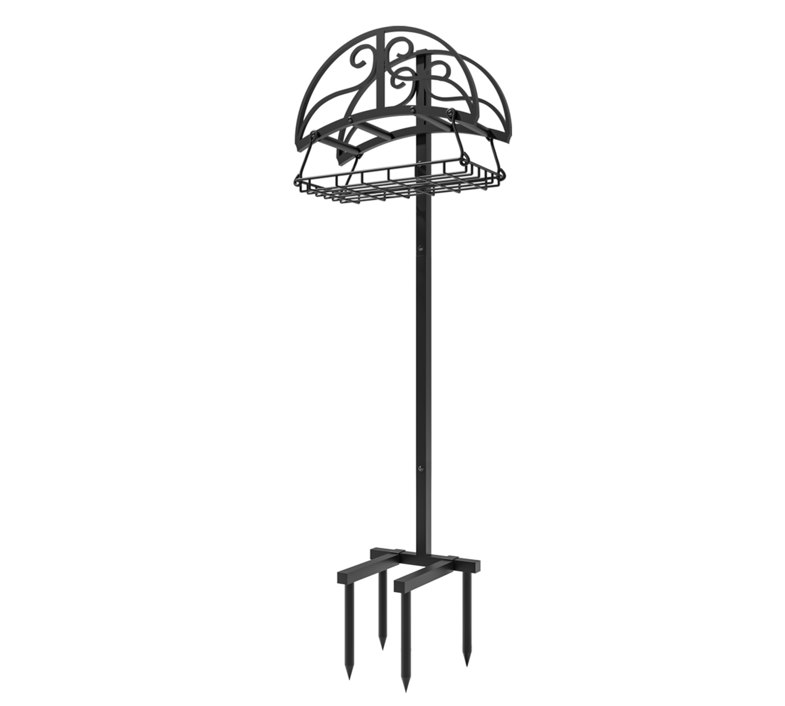 CALIDOLA estilo de vida: soporte instalado junto a grifo en patio cuidado