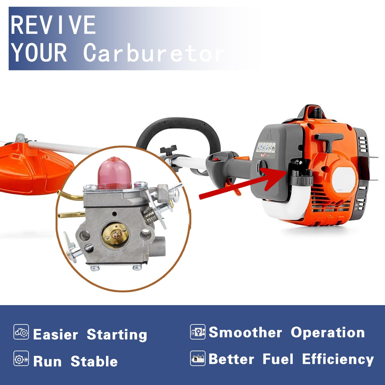 Carburionix filtro de aire incluido protegiendo el motor y evitando suciedad