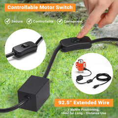 CAROD vista del motor vibratorio de 40W enfatizando rendimiento y rapidez