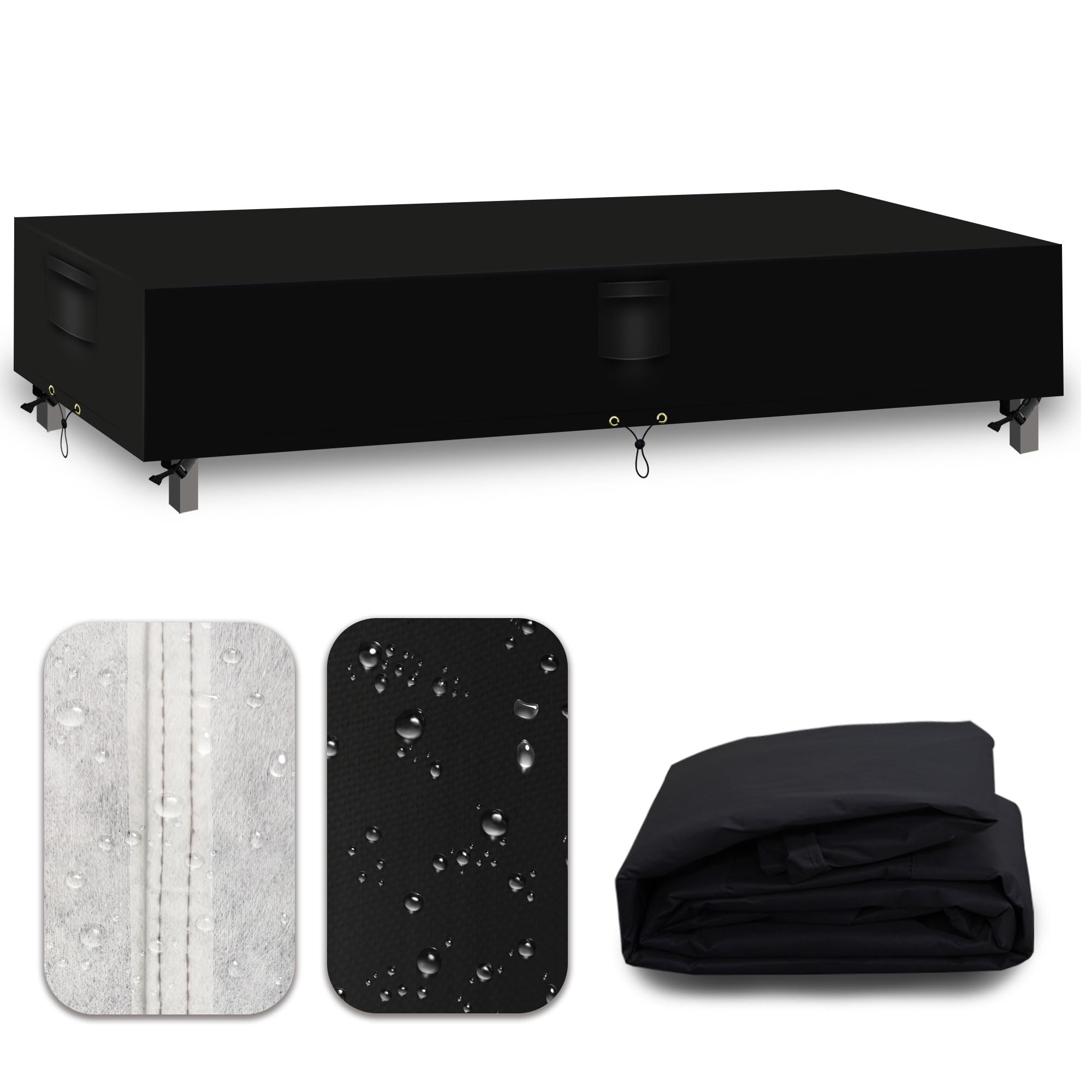 CNCZMH funda frontal cubriendo mesa comedor, protege contra lluvia