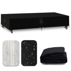 CNCZMH funda frontal cubriendo mesa comedor, protege contra lluvia