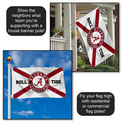 College Flags & Banners Co. ojales metálicos para fijación segura en postes