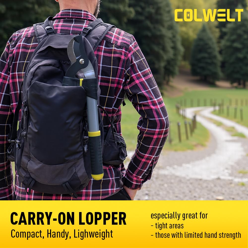 Colwelt primer plano del mango ergonómico y empuñadura blanda, reduce fatiga
