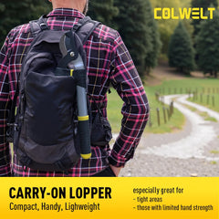Colwelt primer plano del mango ergonómico y empuñadura blanda, reduce fatiga