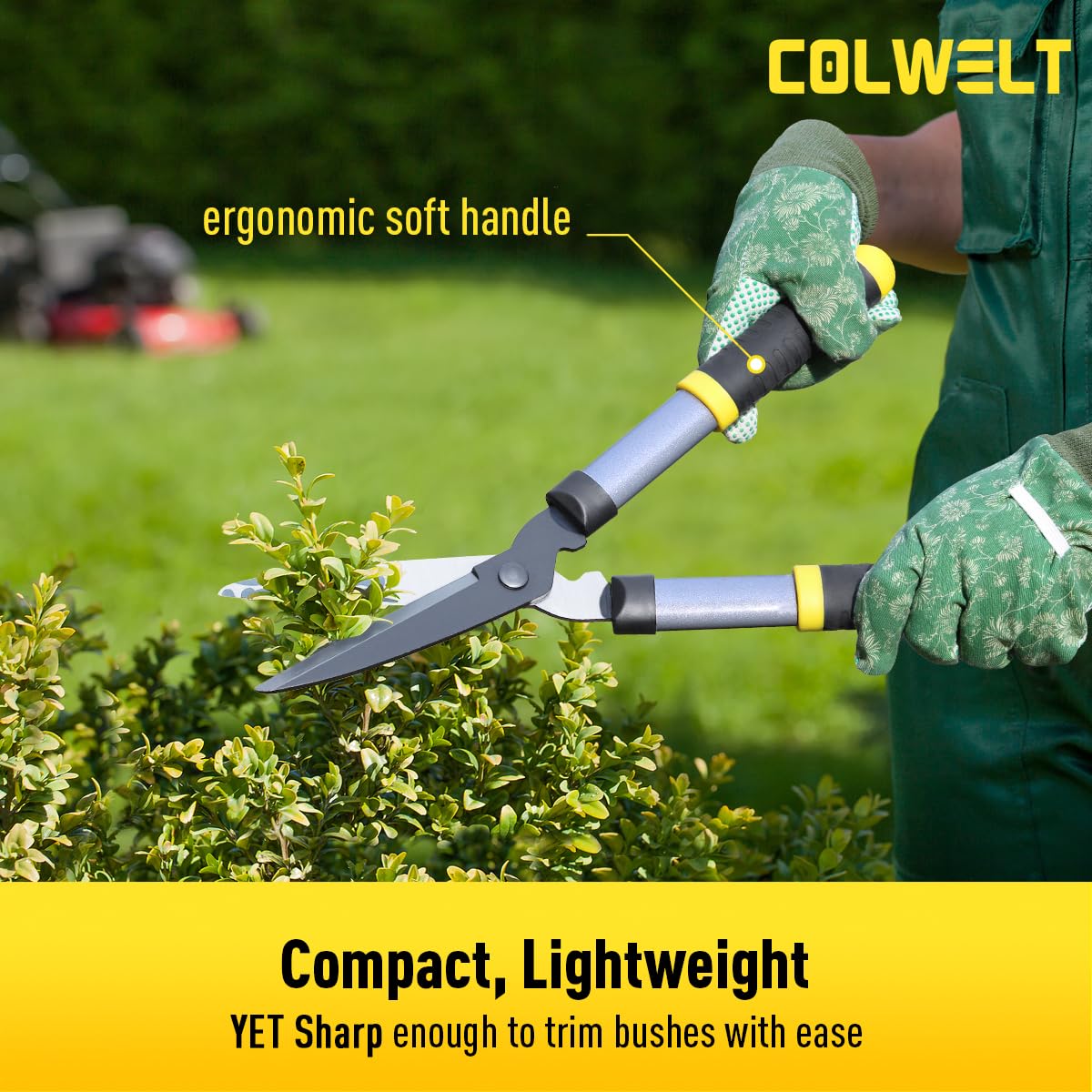 Colwelt podadora cerrada con seguro de bloqueo, almacenamiento y seguridad